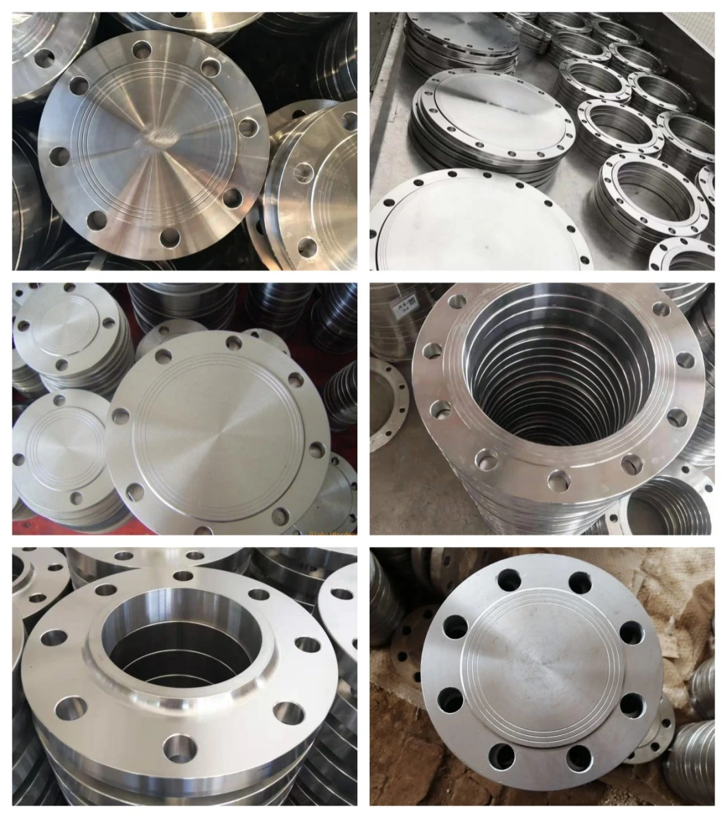 ASTM A105 Flange Blind Stainless Steel Carbon Steel According to Standard Blind Slip on Weld Neck Flange Manufaflange Water Pipe Flange